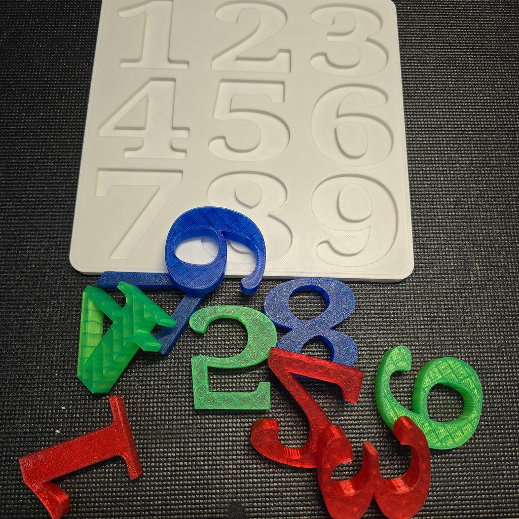 ColorCount Puzzle – Transparent Number Learning Toy (1–9)